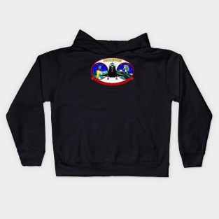 Black Panther Art - NASA Space Badge 109 Kids Hoodie